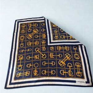 Navy and Gold Scarf
